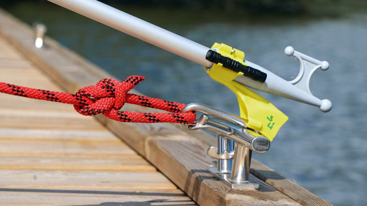 Accessory test: Boat hooks - lines tight without effort | BOOTE