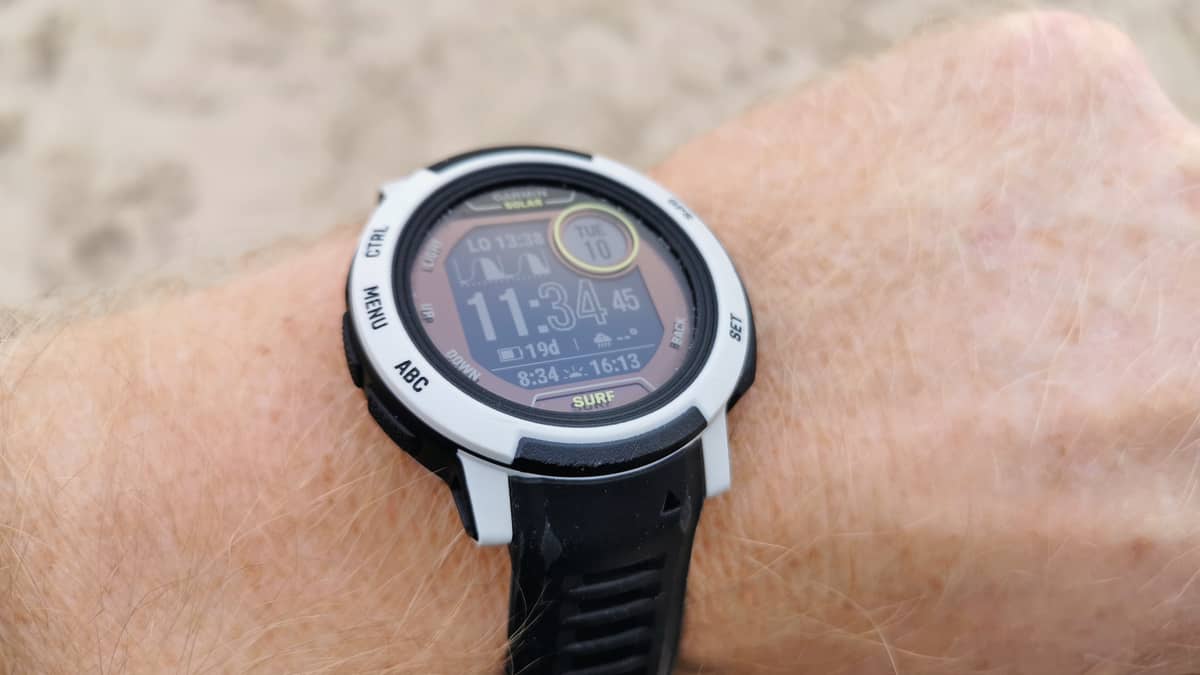 Test: Garmin Instinct 2 Solar Surf - smartwatch for water sports