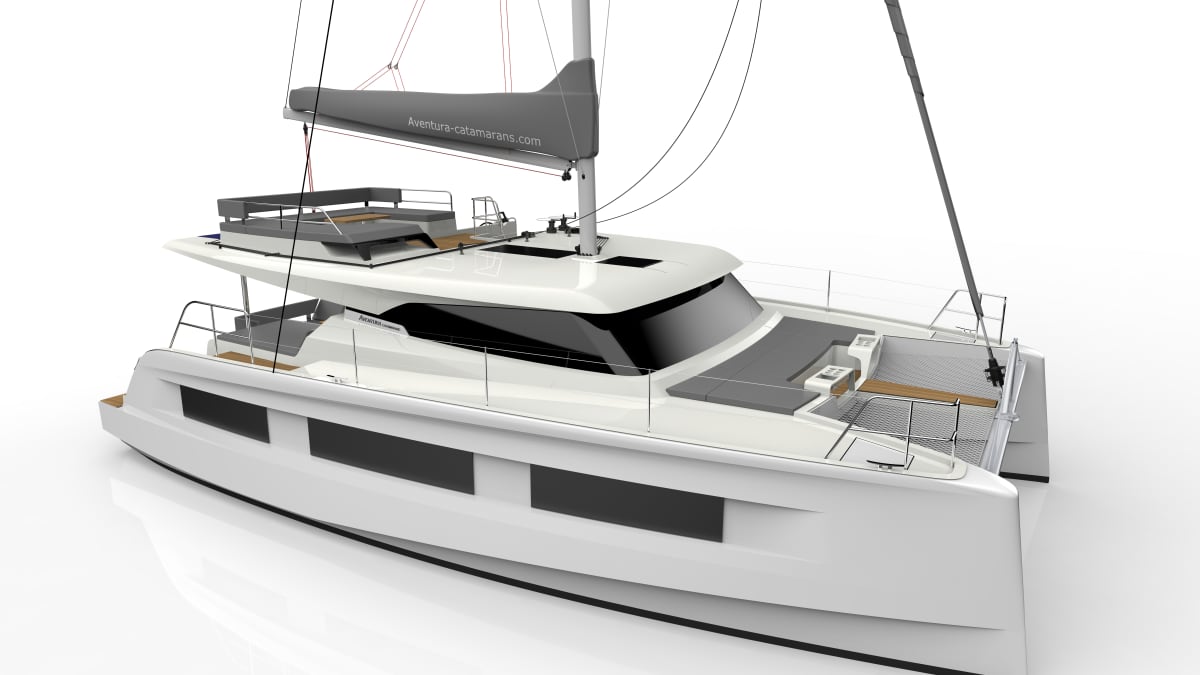 Aventura 45: Segeln, wohnen und genießen auf drei Ebenen