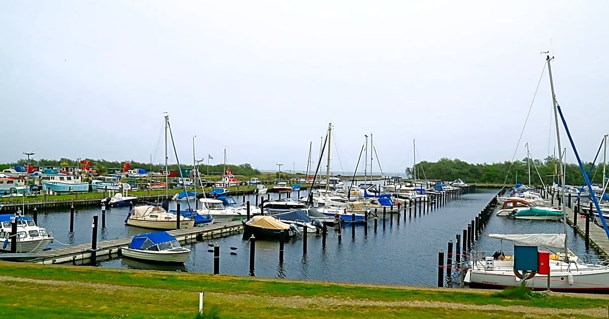 Ostsee Lippe wird Nothafen und gebaggert BOOTE
