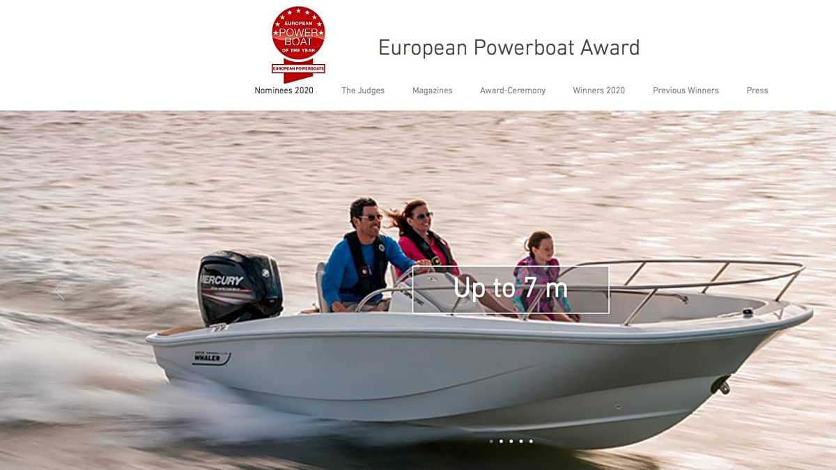 European Power Boat Award of the Year 2020 Wer sind die Klassenbesten