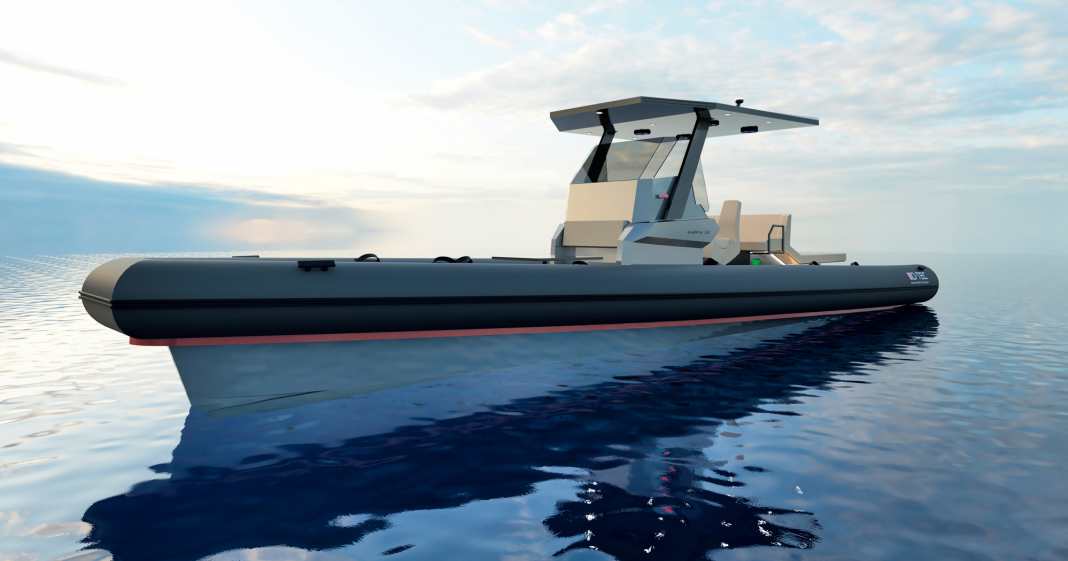 eD 32 c-Ultra: Fully electric RIB with rooster tail effect | BOOTE