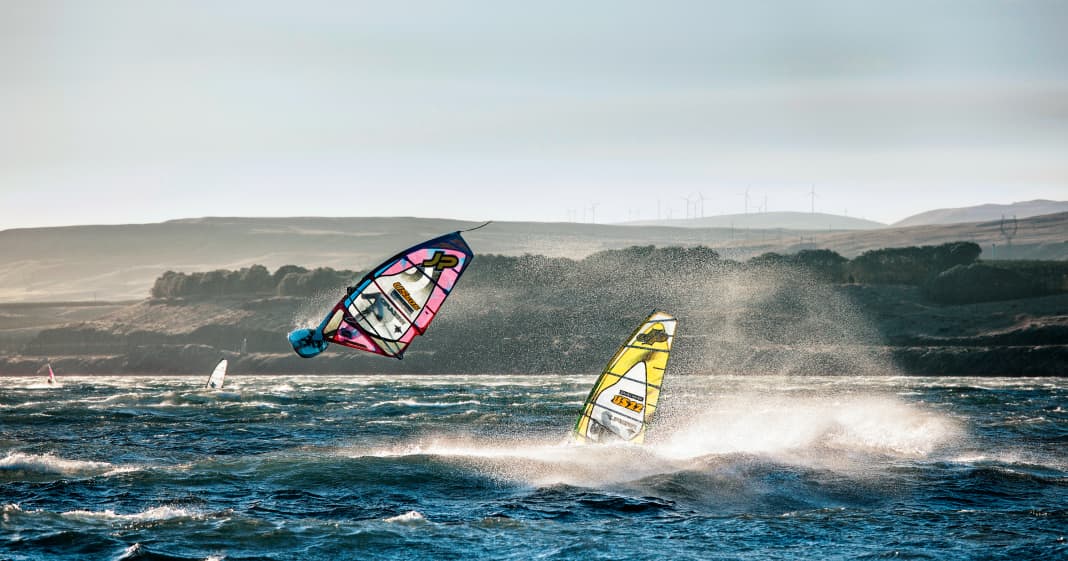 USA The best windsurfing spots on the Columbia River in Oregon