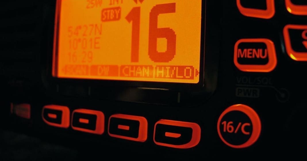 Equipment test VHF radios Perfect connection YACHT