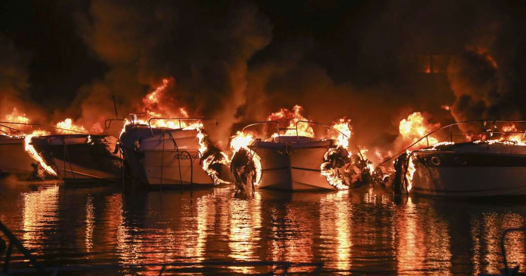 Croatie : 22 yachts détruits après un incendie dans le port de Medulin