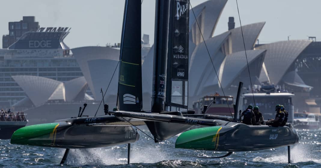 SailGP: First race win for Sebastian Vettel's Formula 1 sailors ...