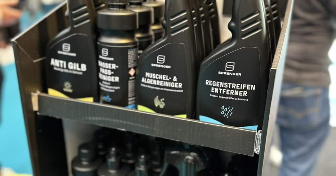 Reinigungsmittel-Pflegemittelserie-mit-sieben-Produkten-von-Sprenger