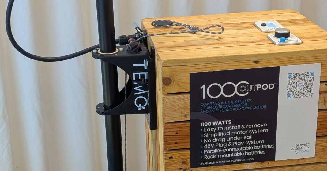 Elektroantrieb-Der-Outpod-von-Temo-kombiniert-elektrischen-Pod-Antrieb-und-Aussenborder