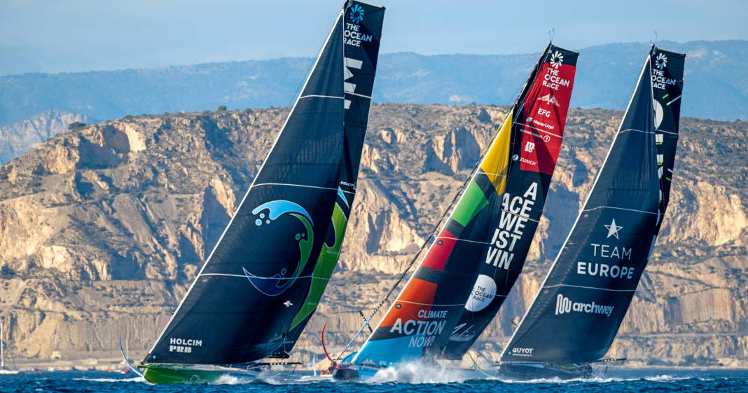 The Ocean Race Start heute vor einem Jahr was von der 14. Edition