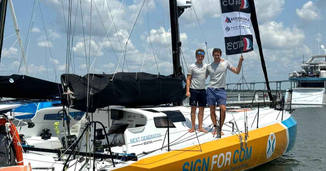 Atlantic Cup: Small field, big sport – Melwin Fink and Lennart Burke before the start in America