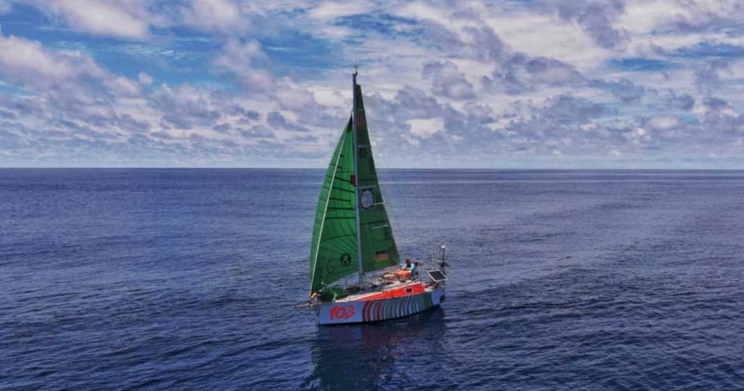 Mini-Globe-Race-Christian-Sauer-auf-Kurs-Tahiti