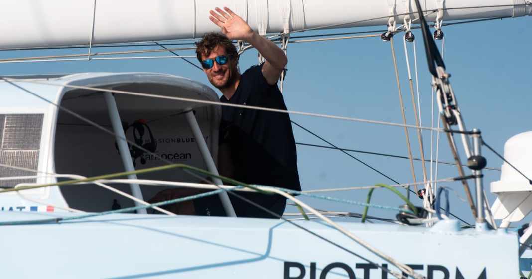 Ocean-Race-Europe-Erstes-Boot-in-Kiel-Biotherm-schon-bereit