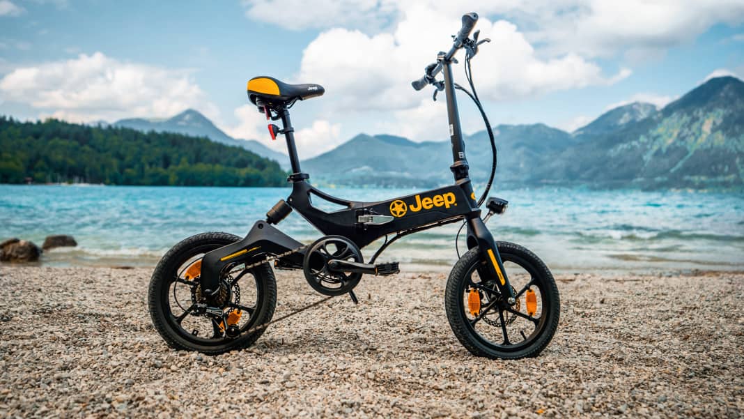 Accessories Folding e bike practical test of the Jeep Foldbike FR6020 BOOTE