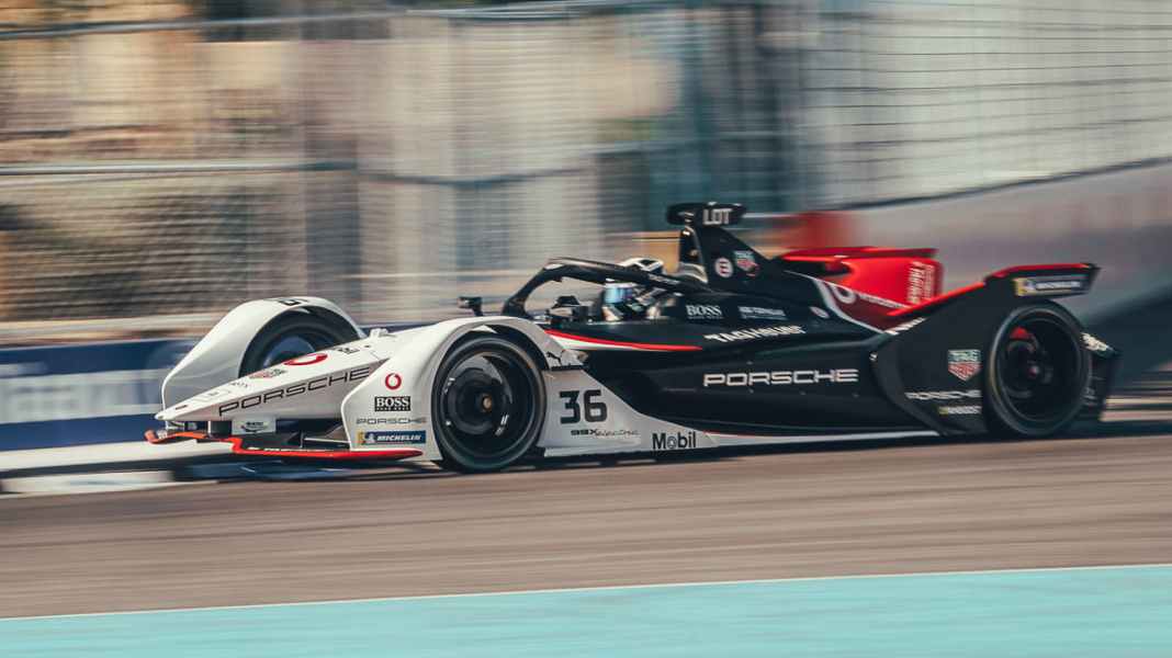 Formel E-Premiere für Porsche geglückt: Platz 2 im ersten Rennen