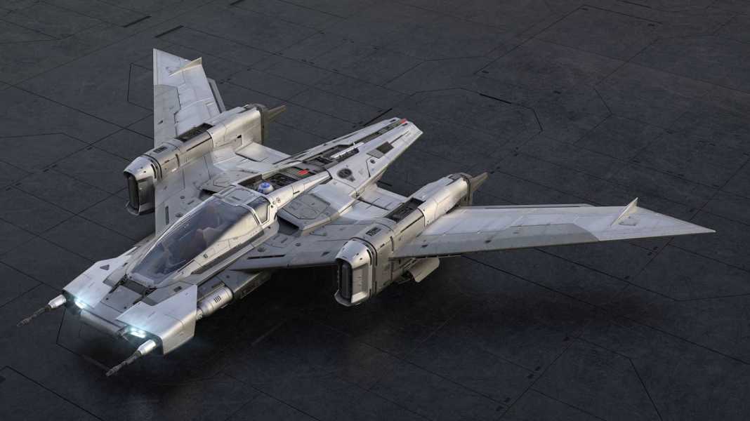 Porsche und Lucasfilm präsentieren Raumschiff-Design: Tri-Wing Pegasus Starfighter