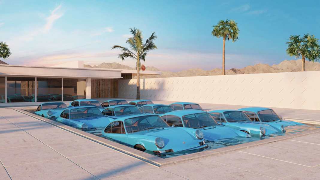 Die bunte Porsche-Kunst von Chris Labrooy: Künstlerische Glücksmomente