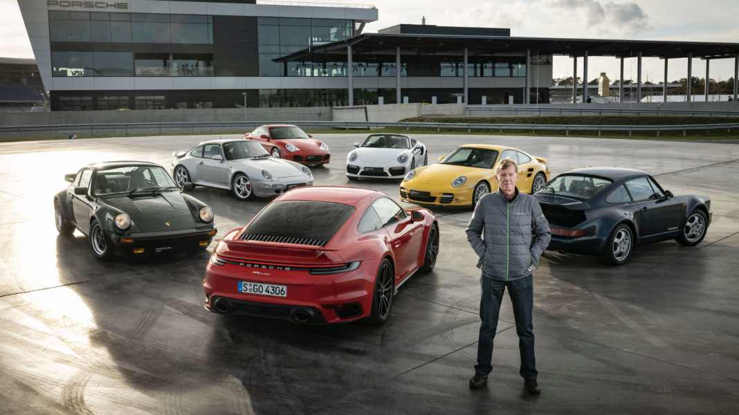 Porsche 911 Turbo-Geschichtsstunde mit Walter Röhrl: Legenden unter sich