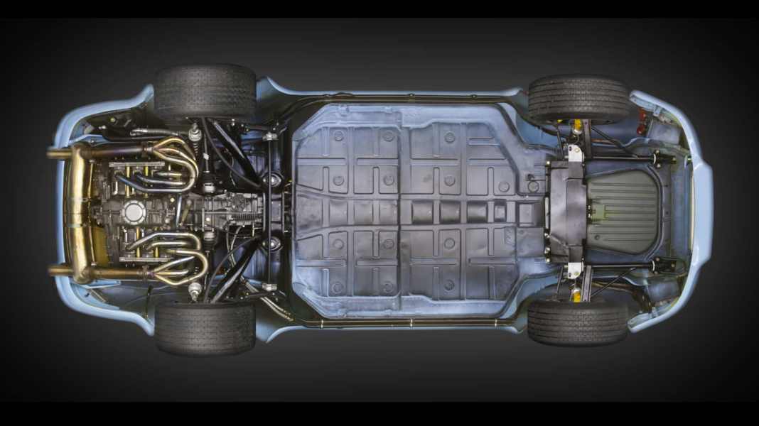 Porsche von unten fotografiert: Neue Perspektiven