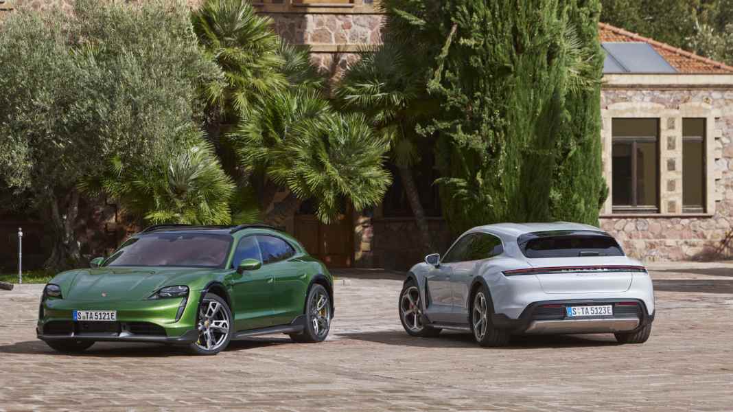 Weltpremiere des Porsche Taycan Cross Turismo: Elektro-Allrounder