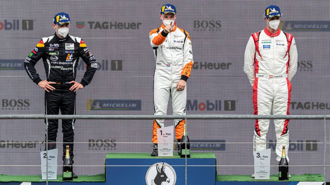 Larry ten Voorde gewinnt das Auftaktrennen im Porsche Carrera Cup Deutschland