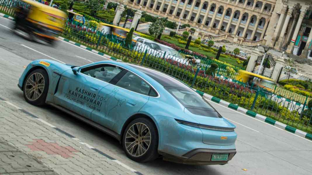 Ein Porsche Taycan durchquert Indien: K2K - 4000km mit Respekt