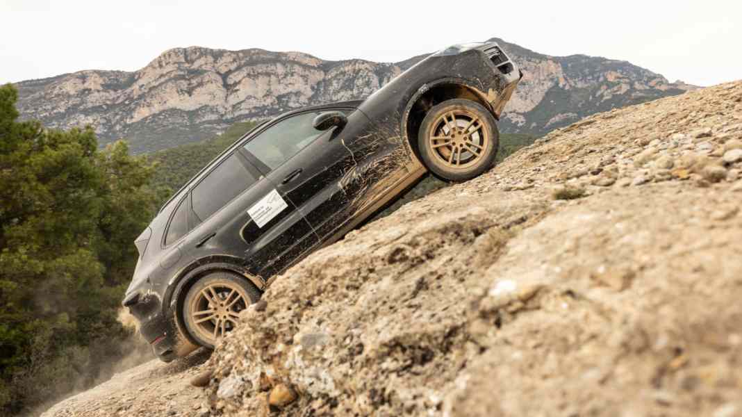 Erprobung des neuen Porsche Cayenne: Dritte Generation
