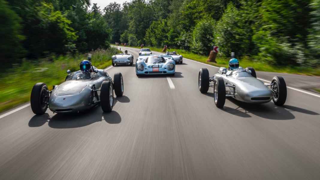 Porsche Heritage und Museum beim Solitude Revival in Stuttgart: Motorsport zum Greifen nah