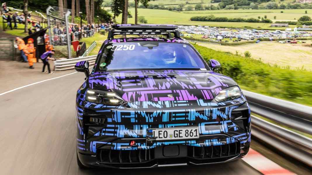 Porsche testet getarnten Cayenne Electric: Performance und Nutzwert