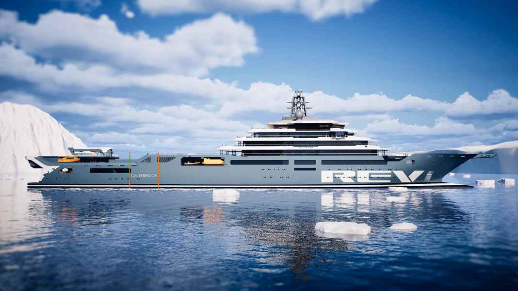 "REV Ocean": Extended by twelve metres - research yacht on the way to a record
