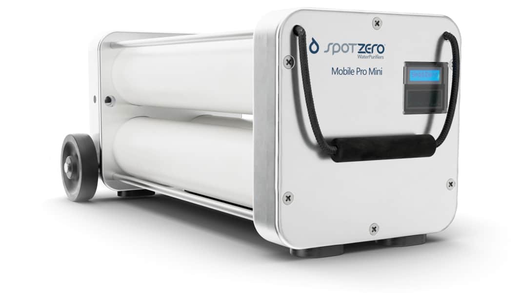 Trinkwasser: Kompakter Wasseraufbereiter – der Mobile Pro von Spot Zero