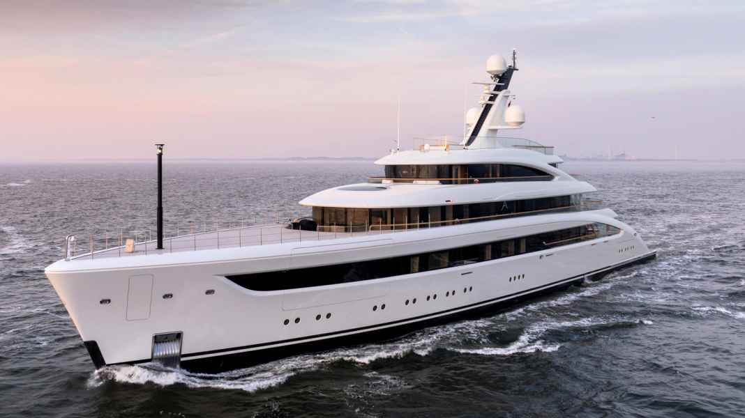"Alvia": From the sports field to the spa - Burgess delivers 76-metre lead ship
