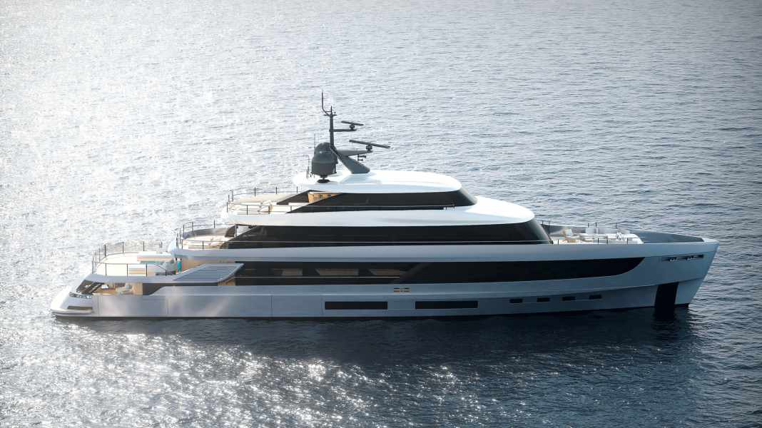 Azimut Grande 44M: Flagship with four decks and rear wing