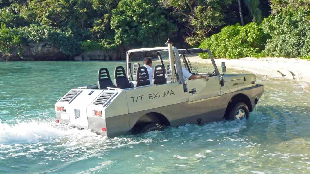 Amphibienfahrzeug als Megayacht-Tender