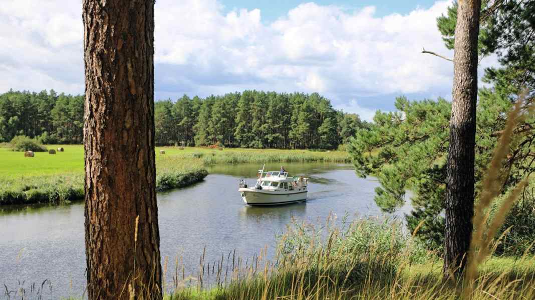 Mecklenburg: Kleinseenplatte - weniger Tiefgang wegen Wassermangel