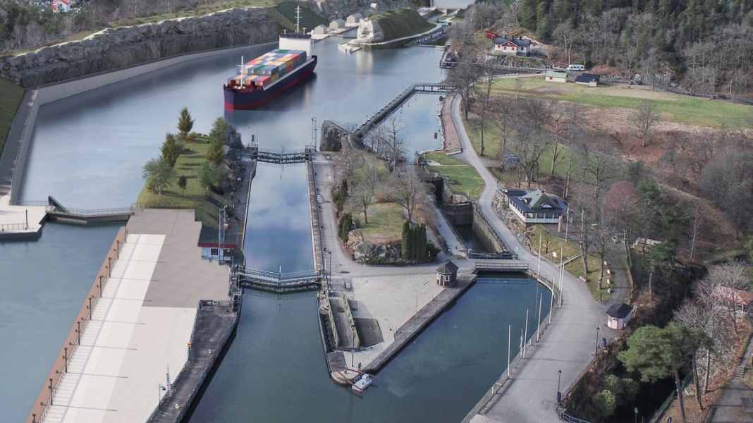 Un projet de plusieurs millions en Suède : Nouvelles grandes écluses pour le canal de Trollhätte
