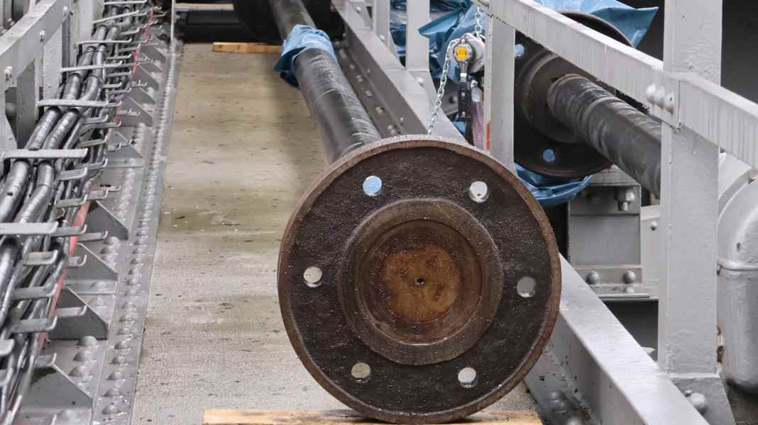 Niederfinow: Cracking noises - old boat lift out of order