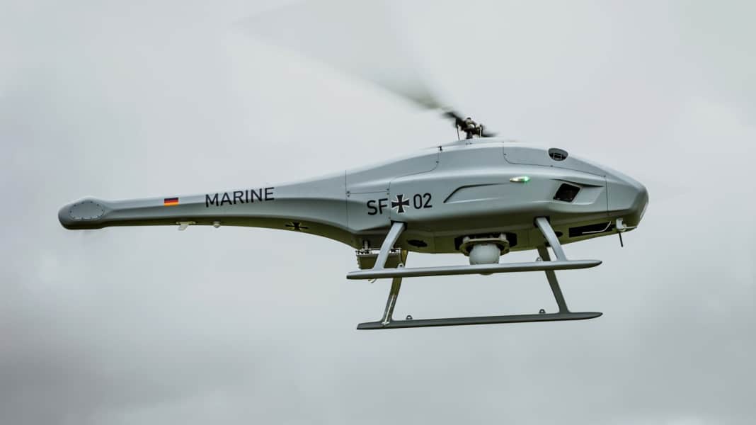 Baltic Sea: German Navy exercises with drones in the Fehmarnbelt