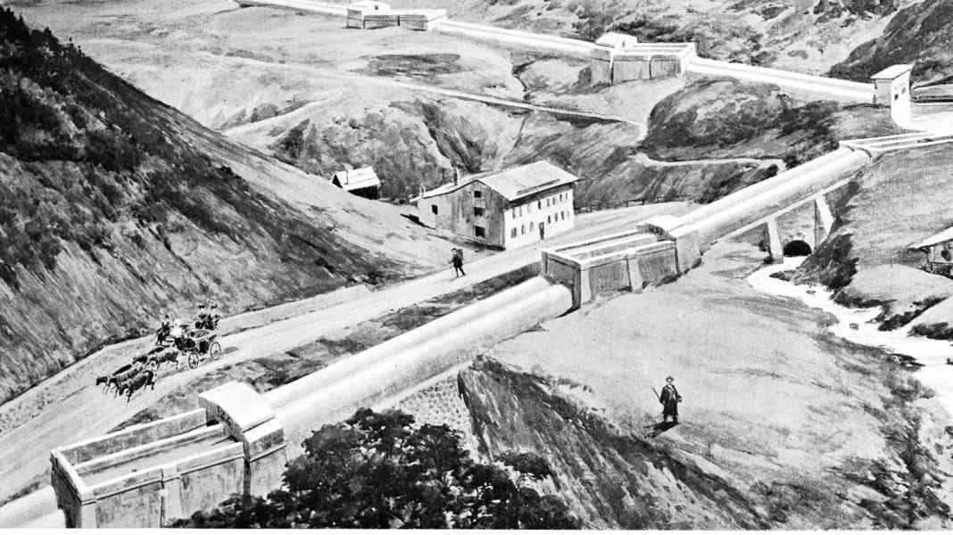 1907: Eine Wasserstraße über die Alpen