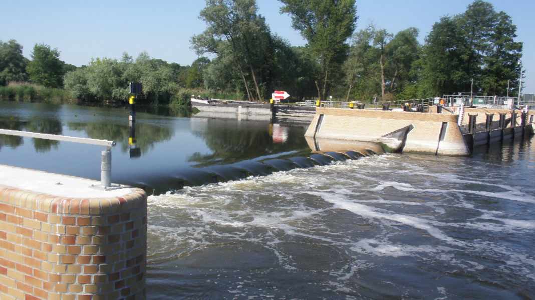 Neues Wehr in Bahnitz fertig gestellt