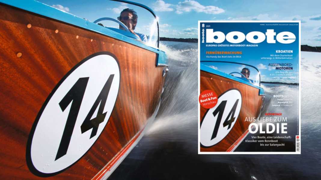 Neu am Kiosk! BOOTE 08/2021 - Die neue August-Ausgabe ist da!