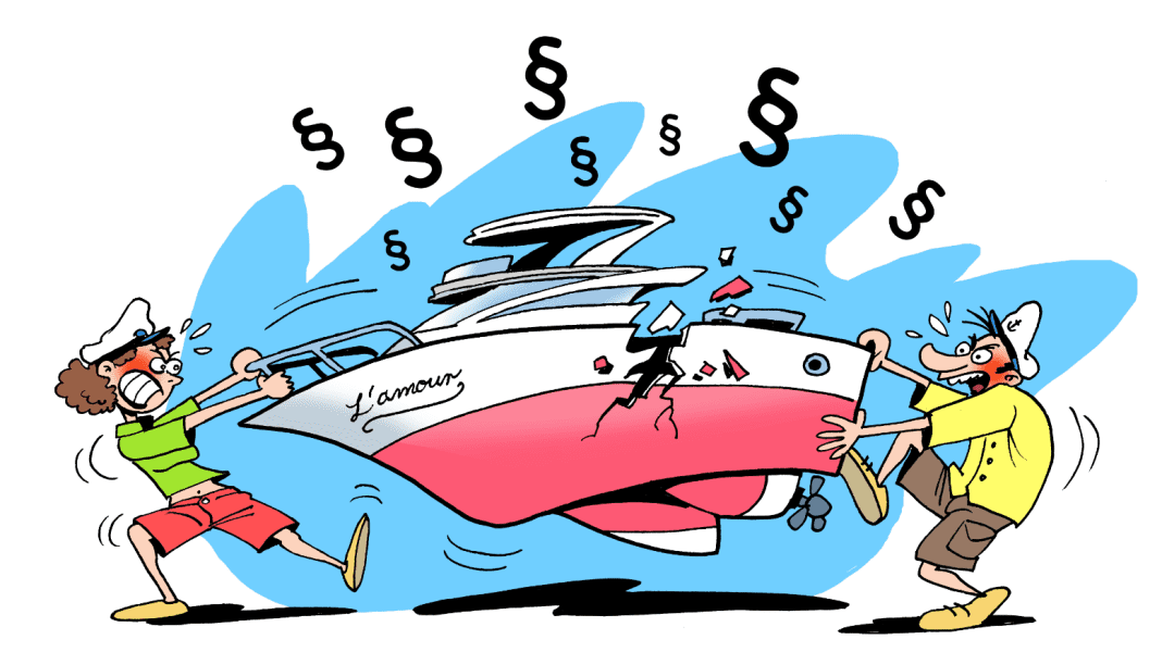 Trennung, Scheidung – und das Boot?