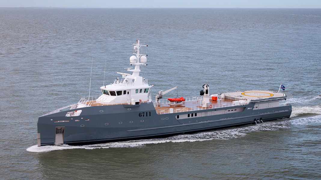 Sea Axe displacer "6711" on test drive