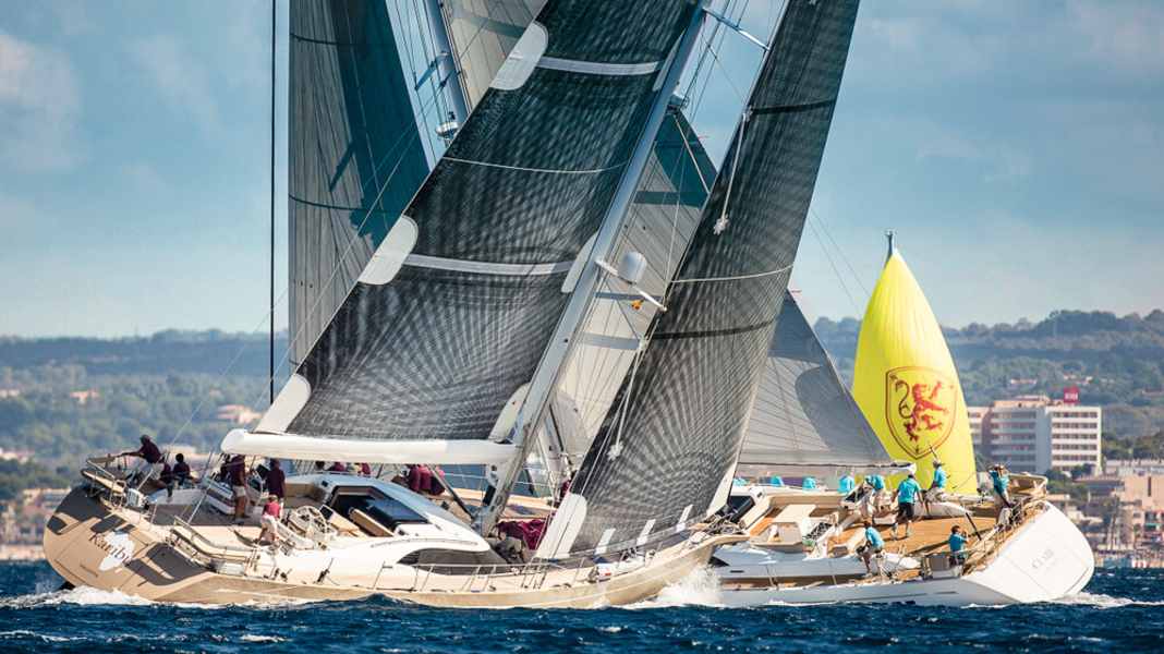 Oyster-Flotte vor Palma