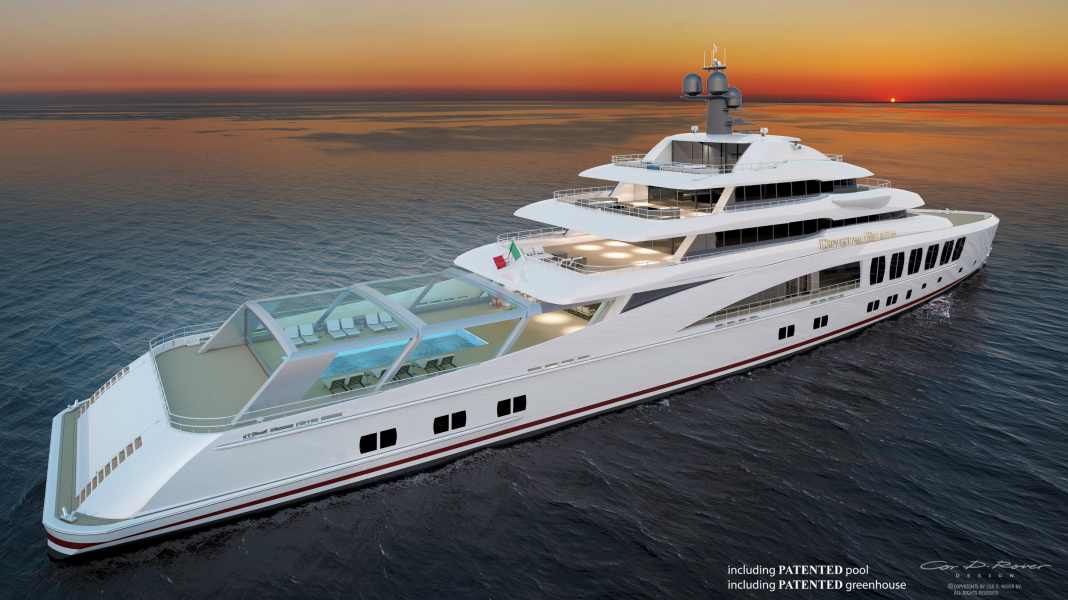 Winter garden aft deck