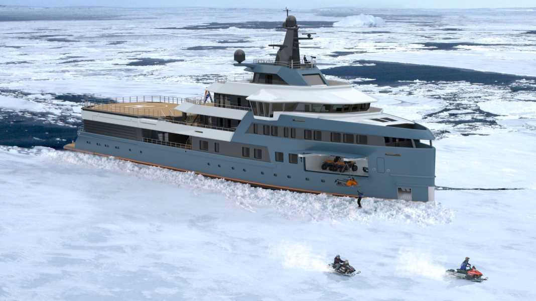 Ice-class explorer with commercial genes