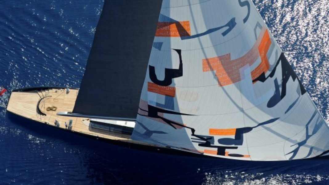 Spectacular video footage of the 66-metre slup "AGLAIA"