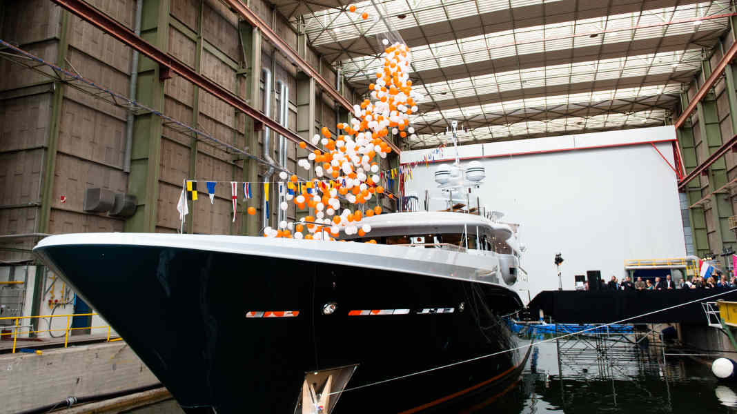 "Engelberg" christening at Amels