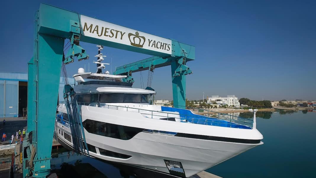 Majesty 120-Stapellauf