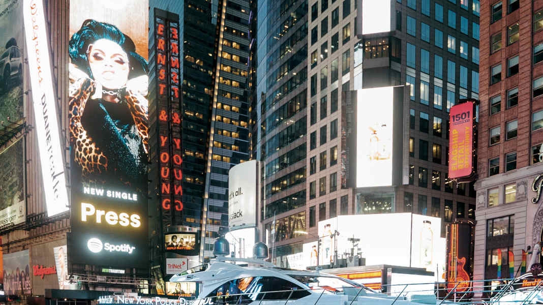 Azimuth on Times Square