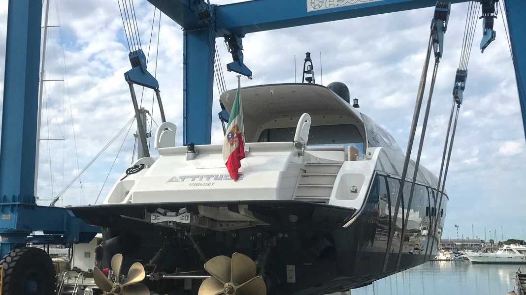 Shipyard anniversary: Otam in launch mood